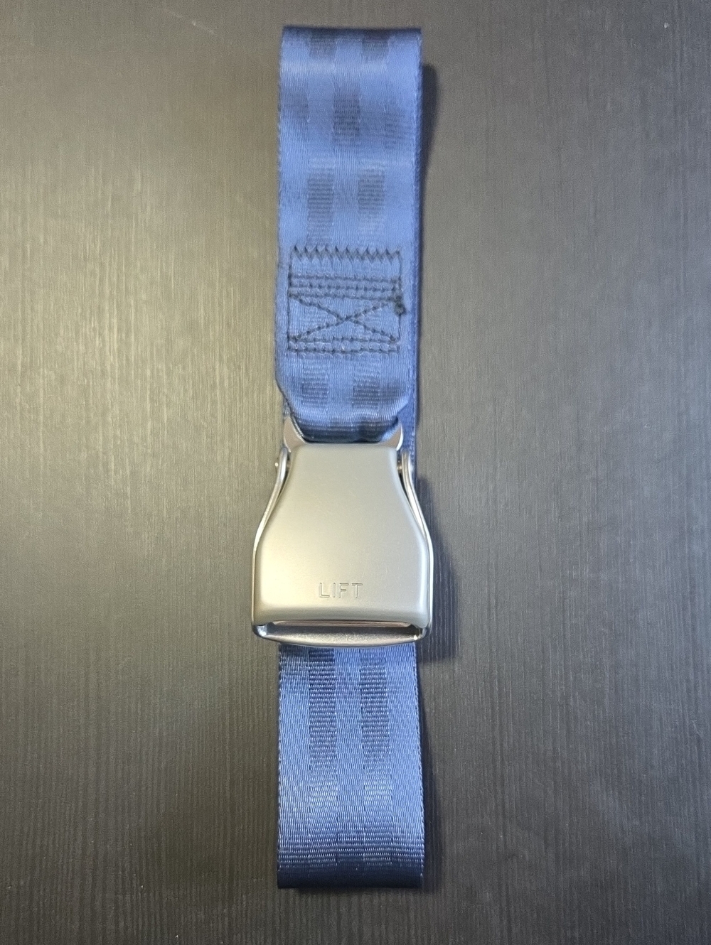 Amsafe Blue Airline Seatbelt Extender Extends to add an additional 25"